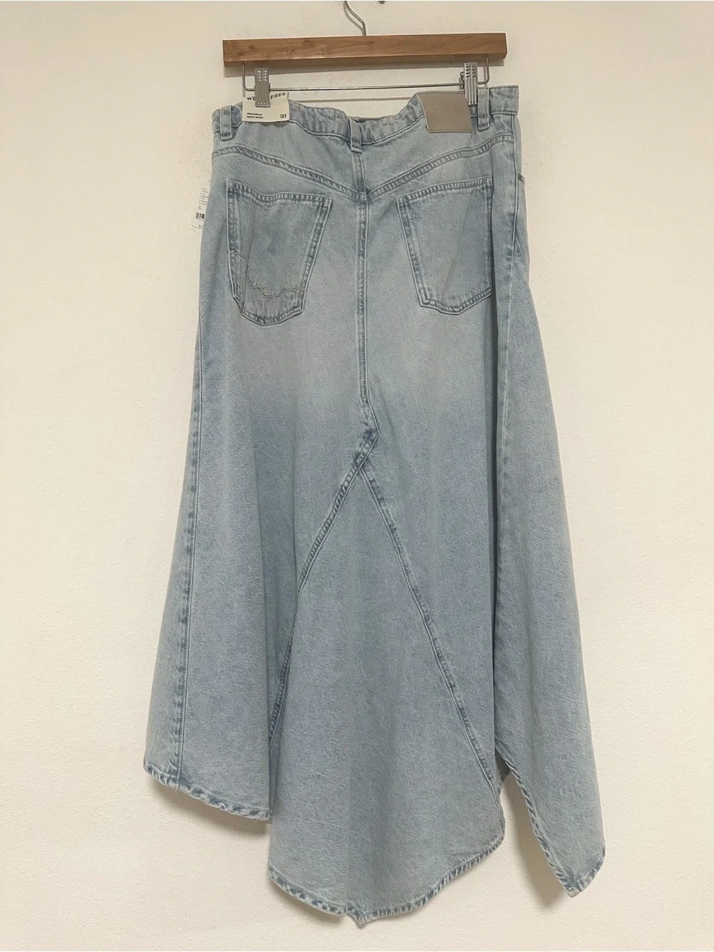 Free People We The Free Aquarius Maxi Skirt in Frostwire size 31 NWT